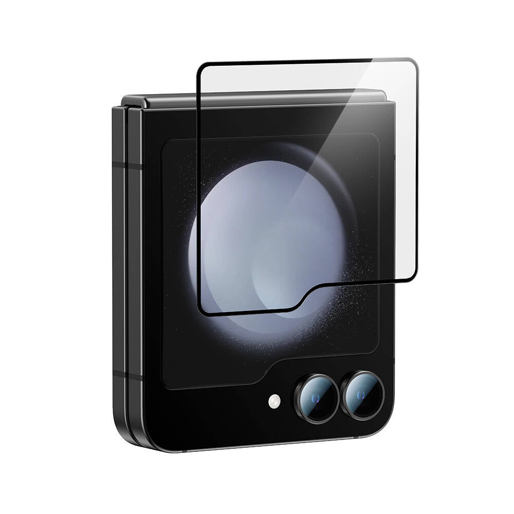 Benks Glass Warrior Galaxy Z Flip 6 HD Cam Ekran Koruyucu + Kolay Uygulama Aparatlı Benks Glass Warrior Galaxy Z Flip 6 HD Cam Ekran Koruyucu + Kolay Uygulama Aparatlı